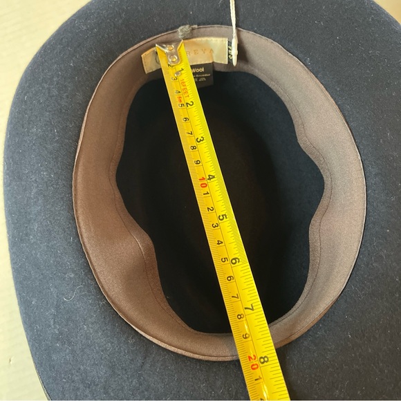 Freya x Veronica Beard Sz L Hat Peppercorn Navy Blue 100% Wool NWT $248 - Picture 7 of 10